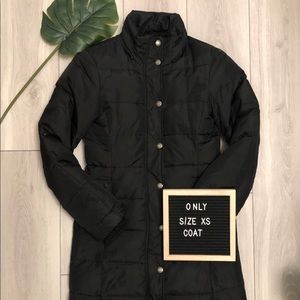 Only Jackets & Coats - Long Puffer Jacket (XS-Black) Only Jackets & Coats - Long Puffer Jacket (XS-Black)